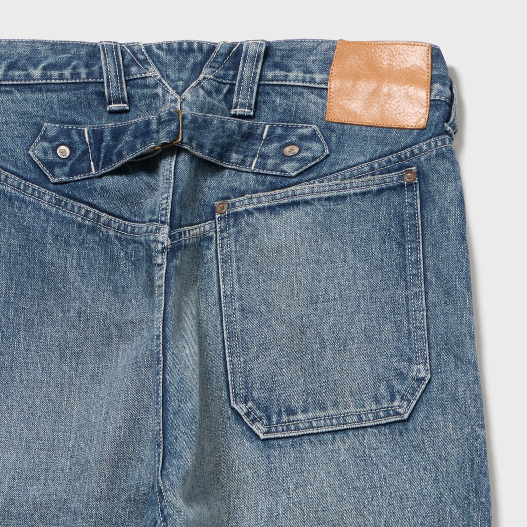 BEAU(USED)】ボー ユーズド ユーズド加工デニム ワークパンツ