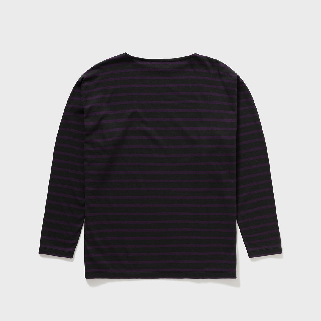 AUBERGE COCO ボーダーロングスリーブTee 44 2025秋冬【COCOⅡ】ココⅡ ボーダーTシャツ – auberge.shop