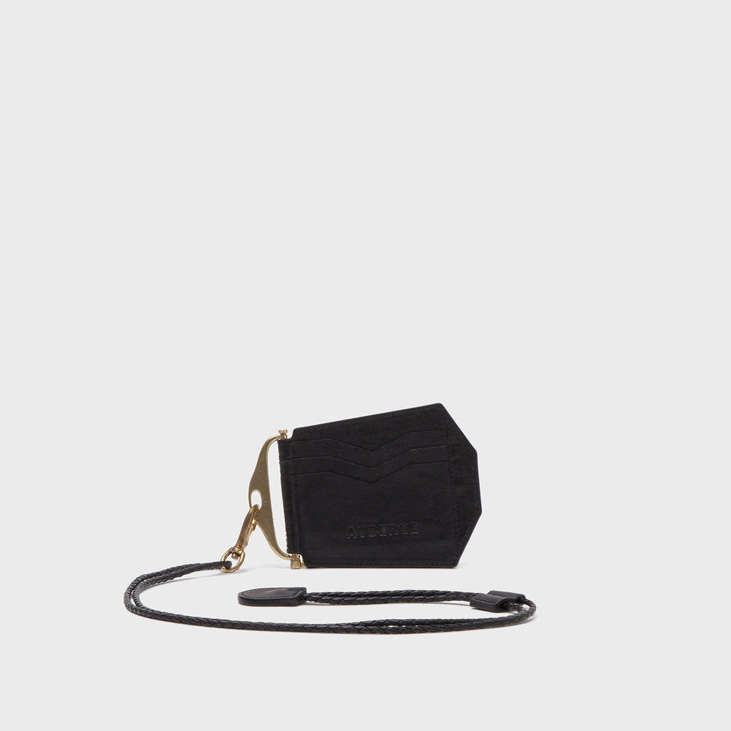 AUBERGE / GLAND E 完売品 財布 レザー ネックレス ブラック AUBERGE